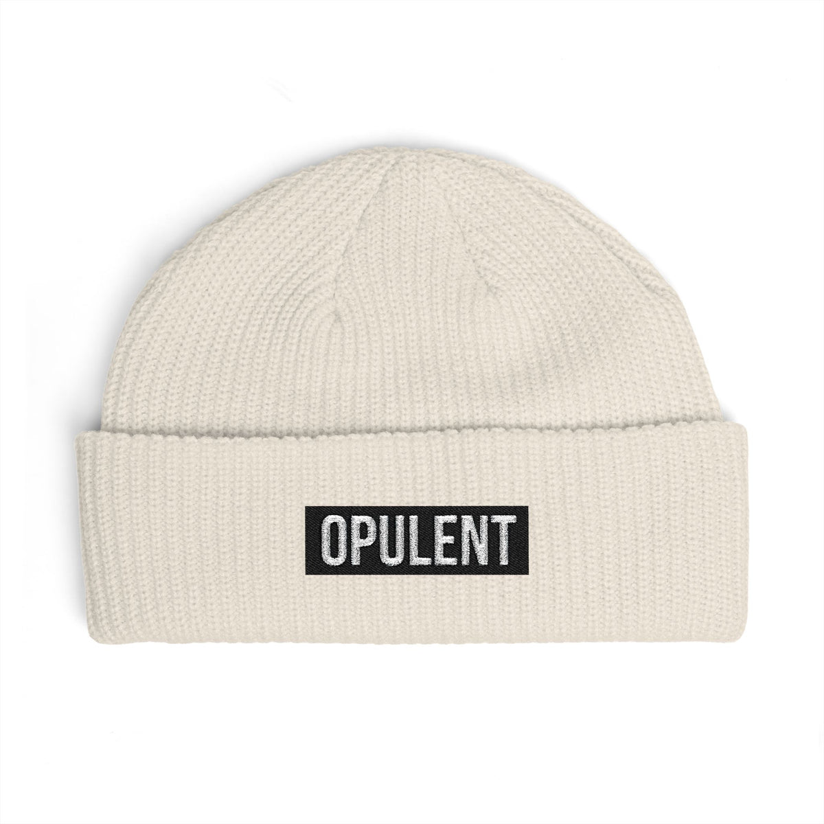 Opulent Embroidered Cuff Beanie