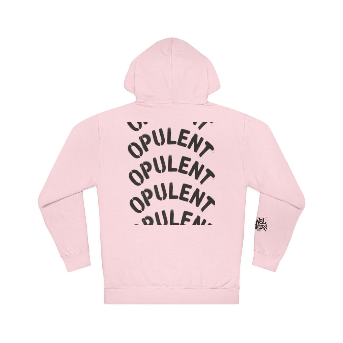 Opulent Logo Hoodie — Bold Box-Logo Streetwear Pullover