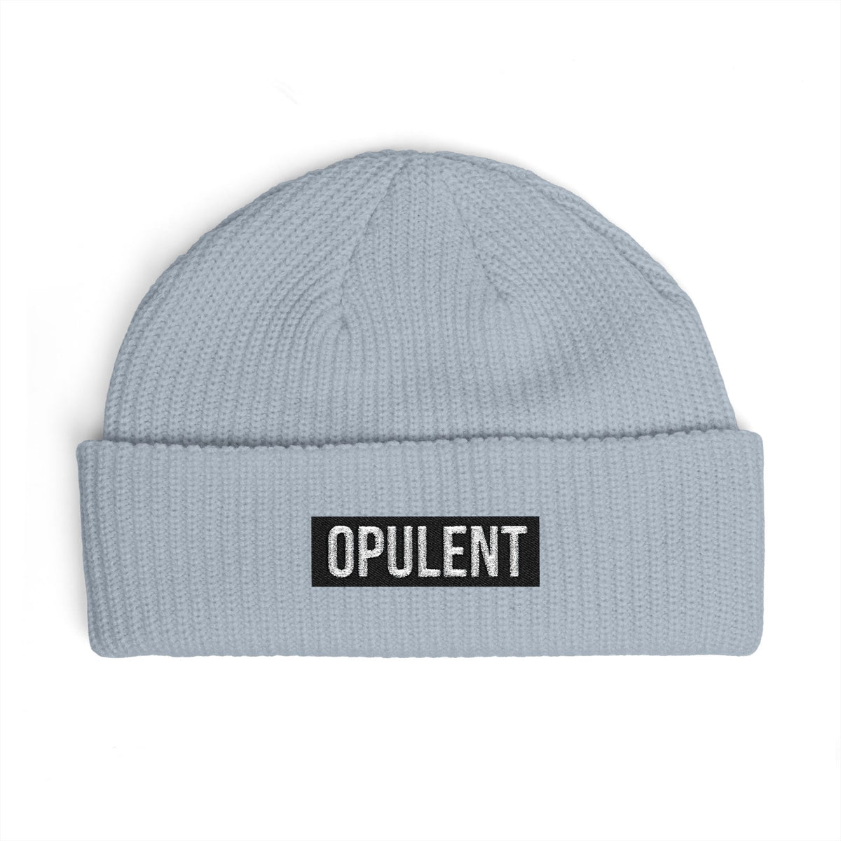 Opulent Embroidered Cuff Beanie