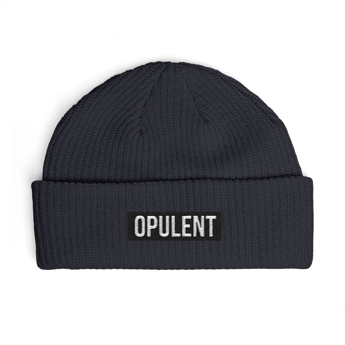 Opulent Embroidered Cuff Beanie