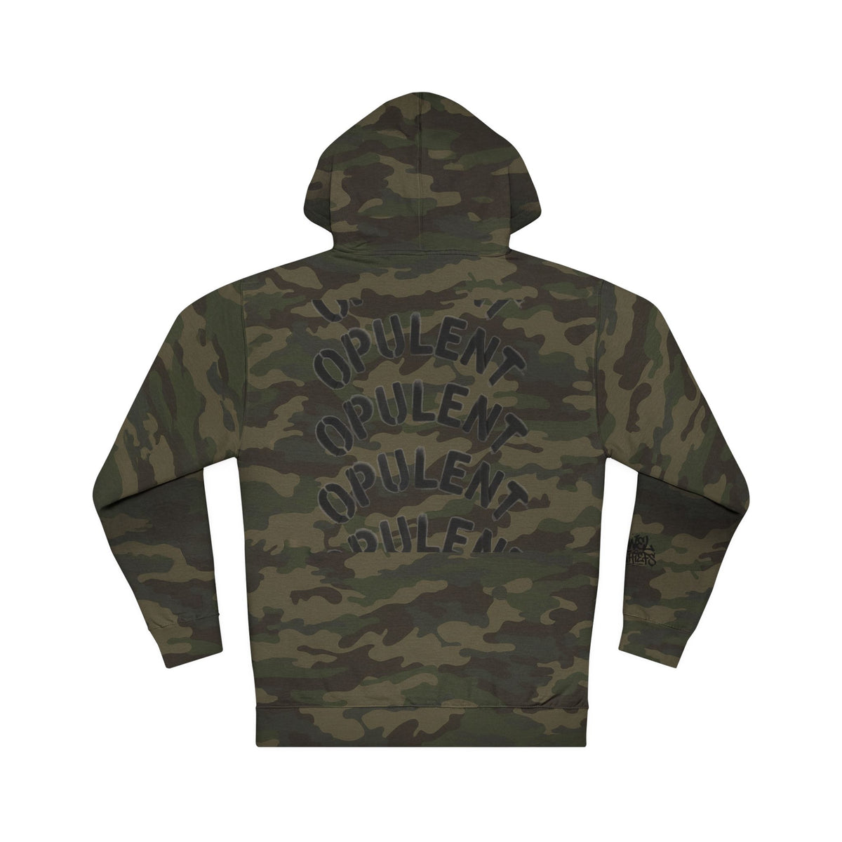 Opulent Logo Hoodie — Bold Box-Logo Streetwear Pullover