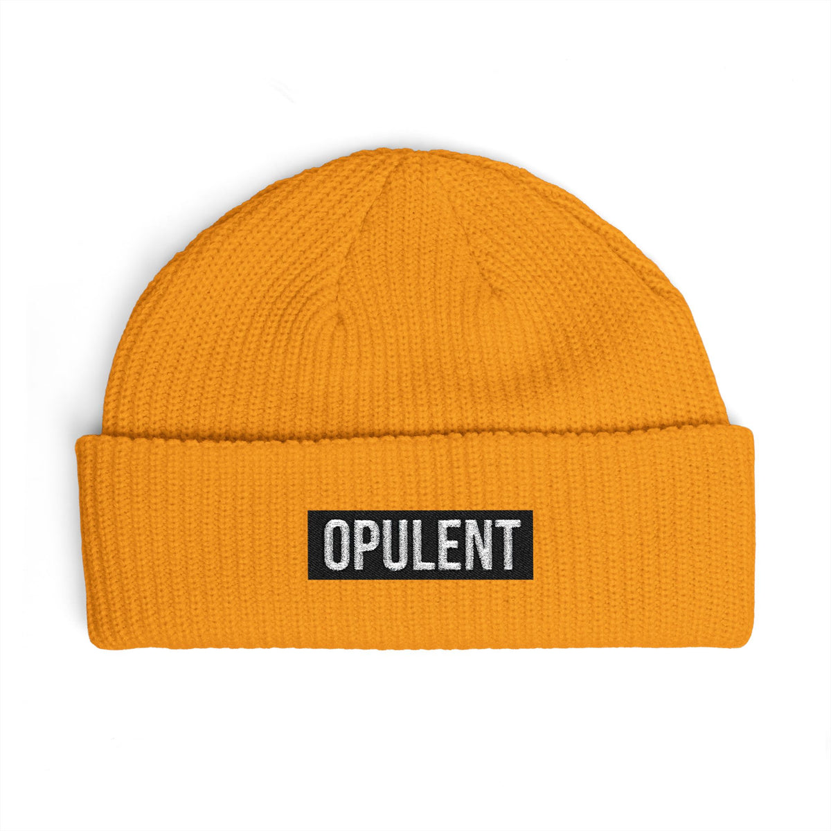 Opulent Embroidered Cuff Beanie