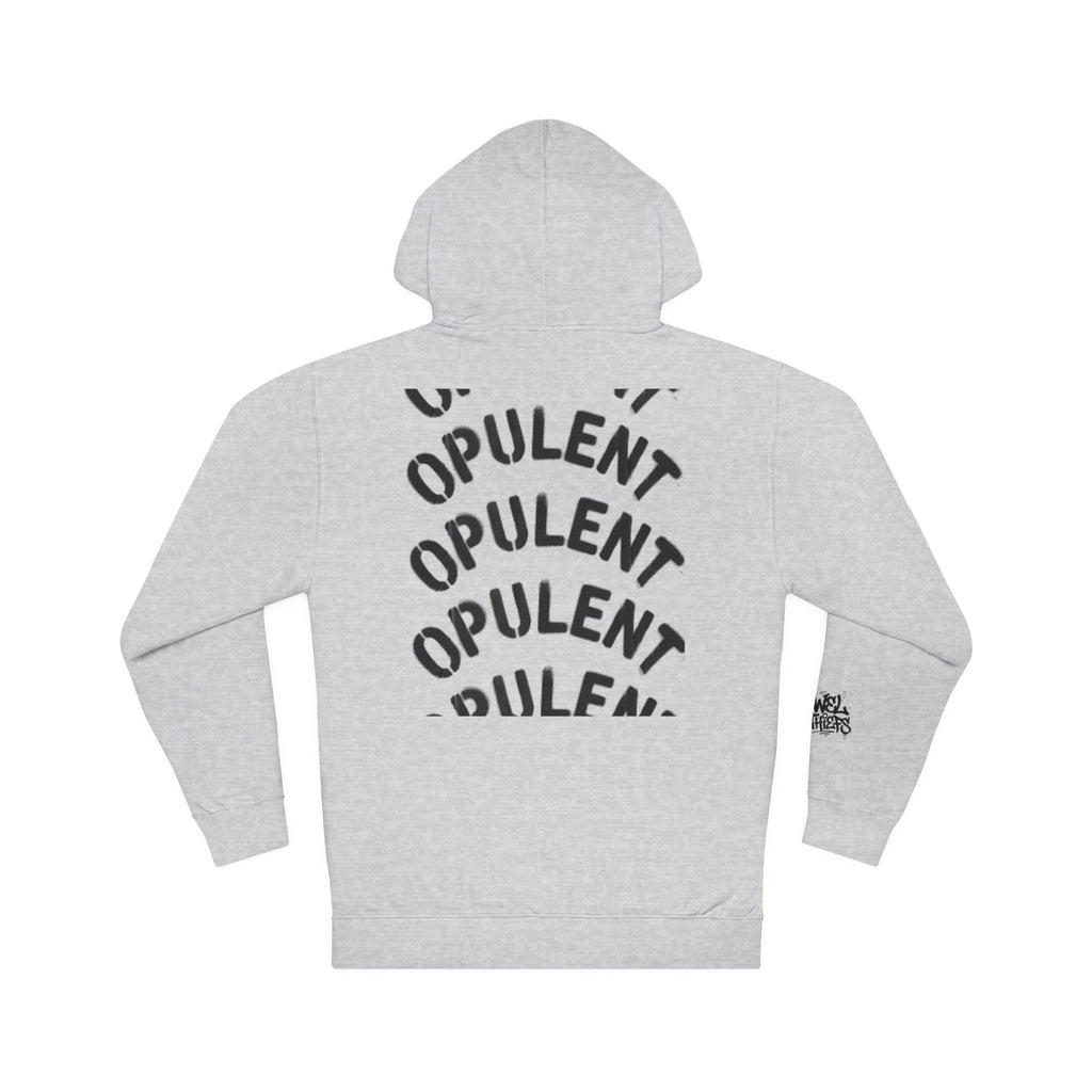 Opulent Logo Hoodie — Bold Box-Logo Streetwear Pullover