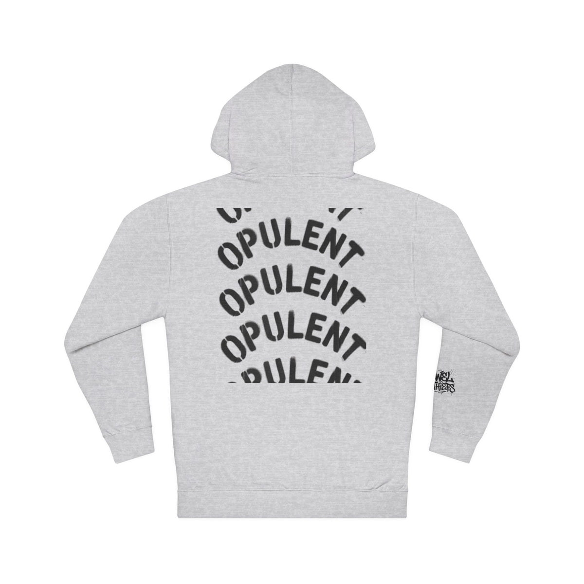 Opulent Logo Hoodie — Bold Box-Logo Streetwear Pullover