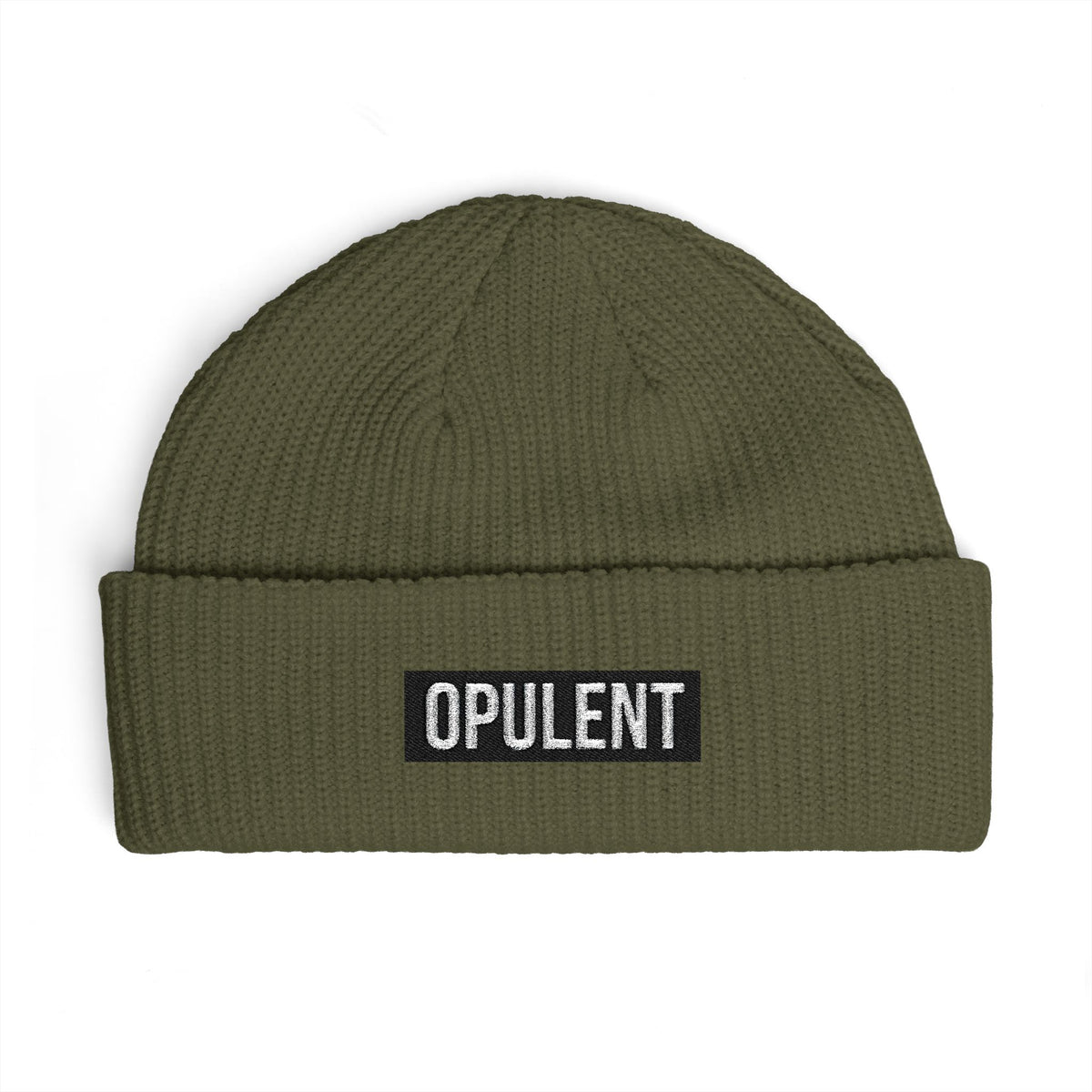 Opulent Embroidered Cuff Beanie