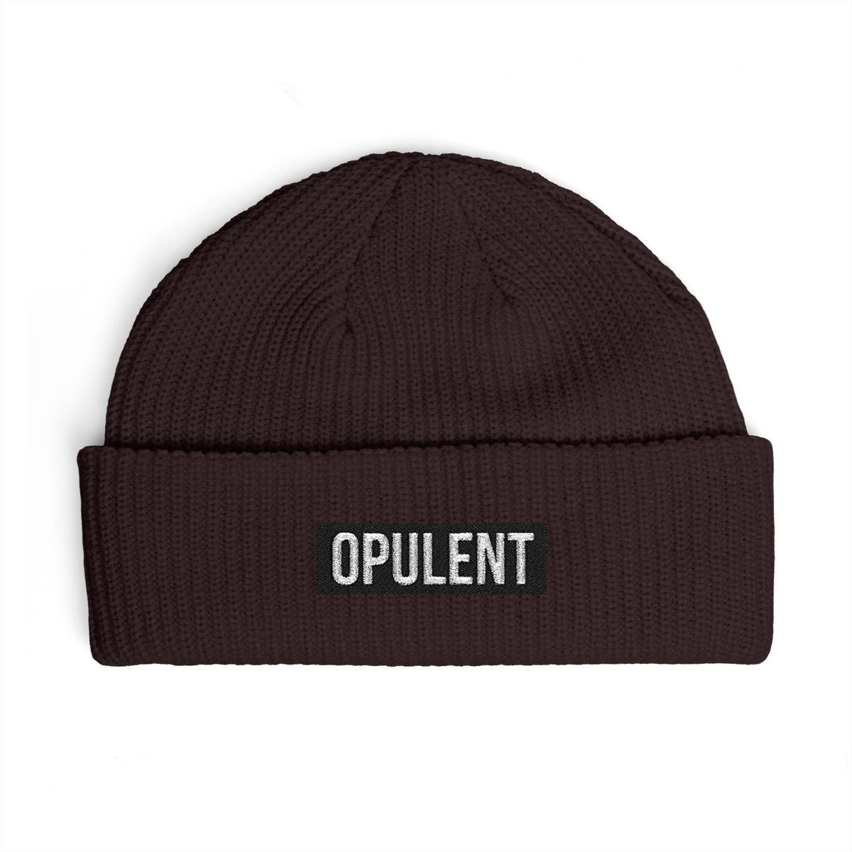 Opulent Embroidered Cuff Beanie