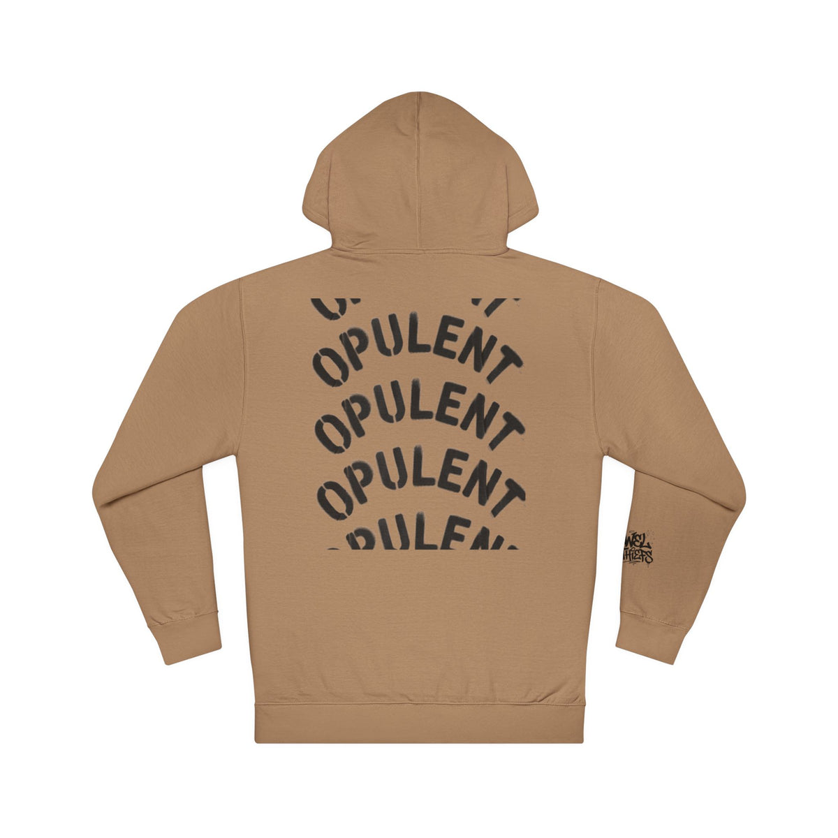 Opulent Logo Hoodie — Bold Box-Logo Streetwear Pullover