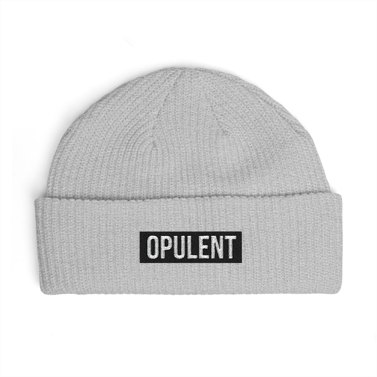 Opulent Embroidered Cuff Beanie