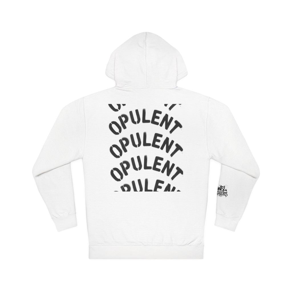 Opulent Logo Hoodie — Bold Box-Logo Streetwear Pullover