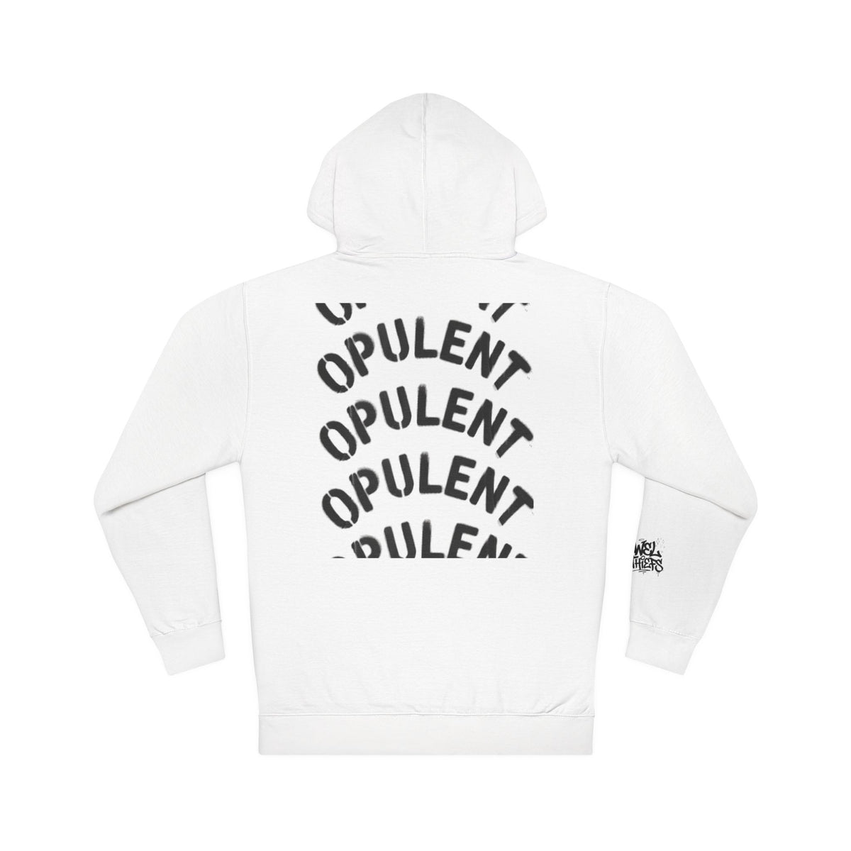 Opulent Logo Hoodie — Bold Box-Logo Streetwear Pullover