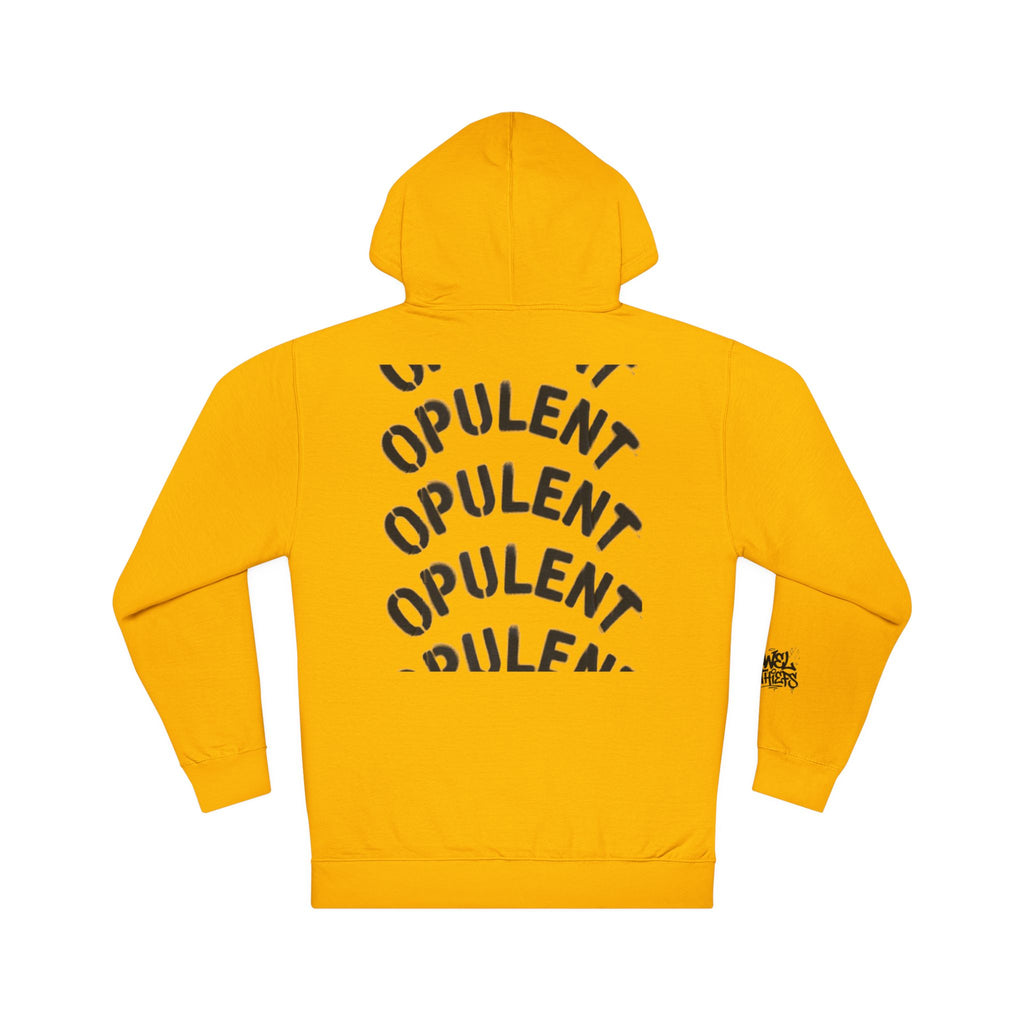 Opulent Logo Hoodie — Bold Box-Logo Streetwear Pullover