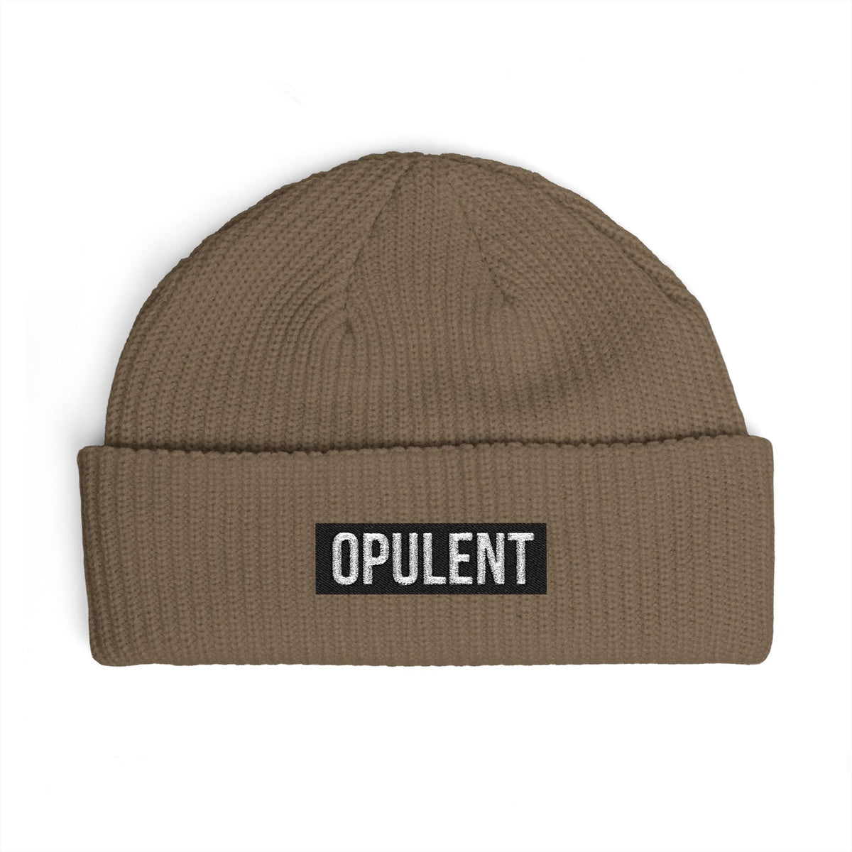 Opulent Embroidered Cuff Beanie