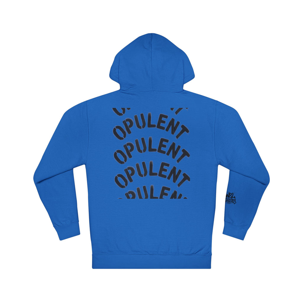 Opulent Logo Hoodie — Bold Box-Logo Streetwear Pullover